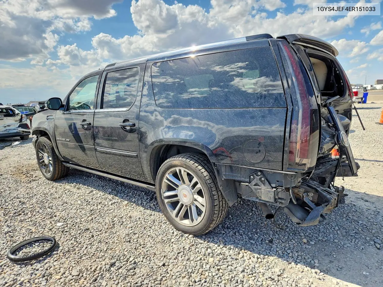 2014 Cadillac Escalade Esv Premium VIN: 1GYS4JEF4ER151033 Lot: 61444976
