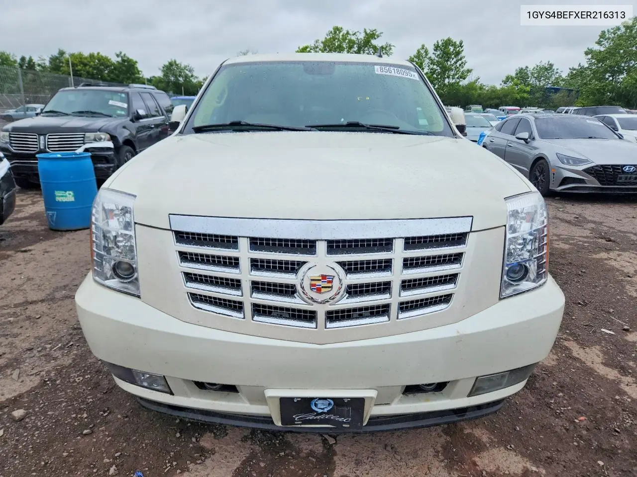 2014 Cadillac Escalade Luxury VIN: 1GYS4BEFXER216313 Lot: 85618095