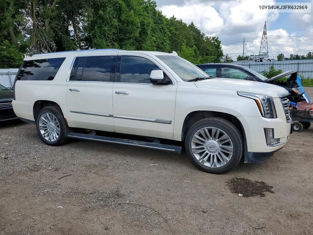 2015 Cadillac Escalade Esv Platinum VIN: 1GYS4UKJ3FR632869 Lot: 59958156