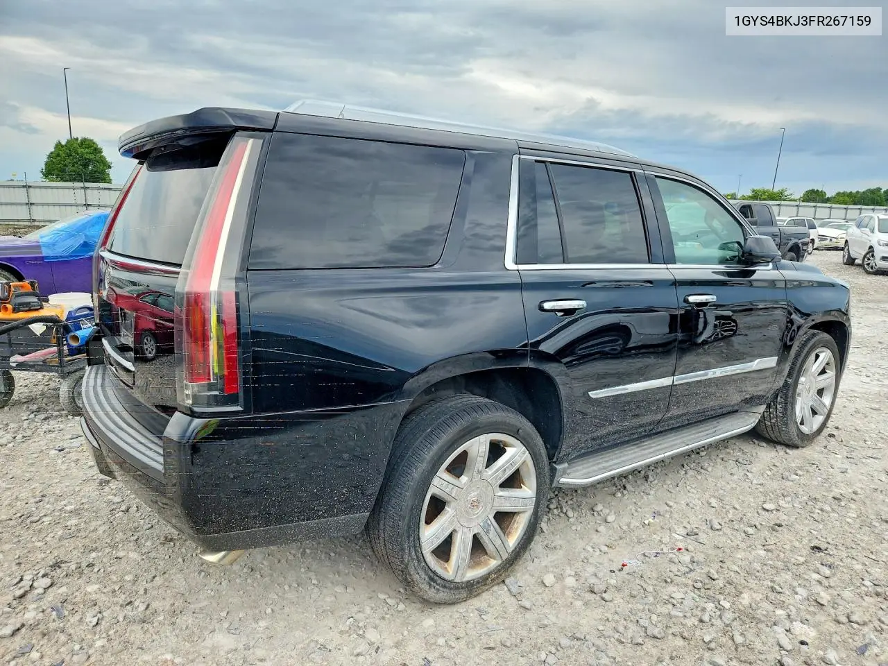 2015 Cadillac Escalade Luxury VIN: 1GYS4BKJ3FR267159 Lot: 59965026