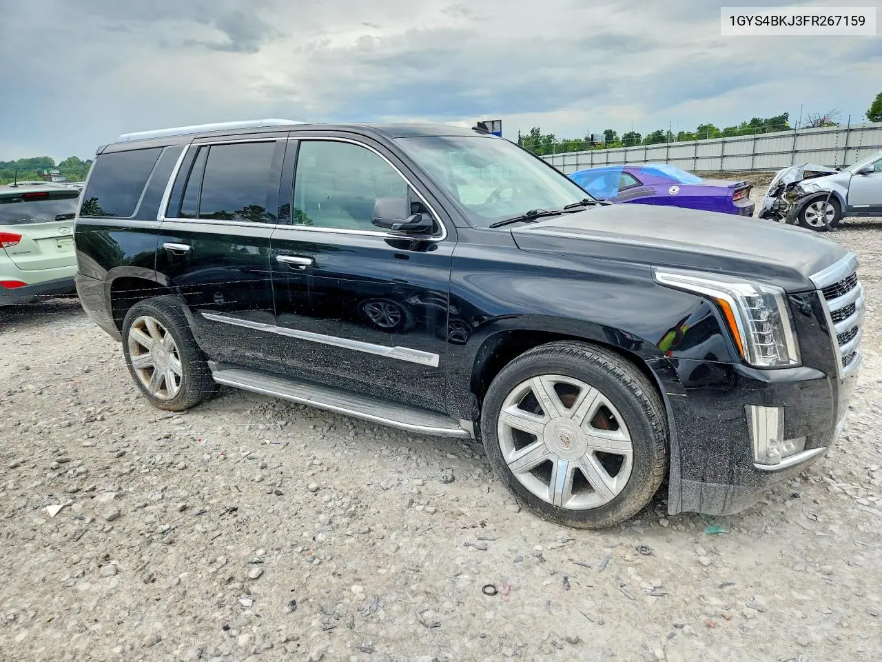 2015 Cadillac Escalade Luxury VIN: 1GYS4BKJ3FR267159 Lot: 59965026
