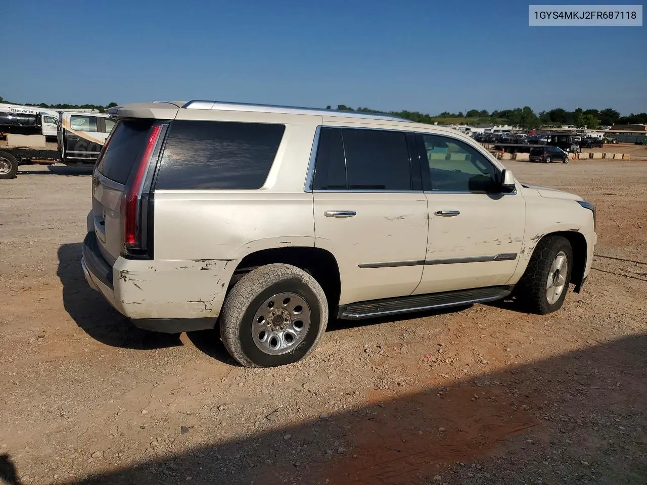 2015 Cadillac Escalade Luxury VIN: 1GYS4MKJ2FR687118 Lot: 60045736