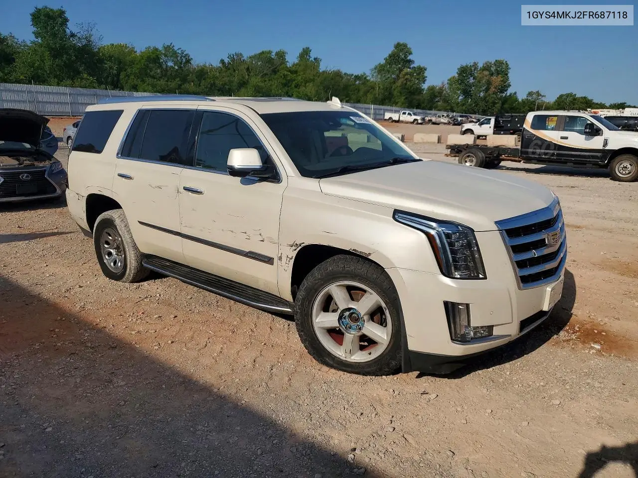 2015 Cadillac Escalade Luxury VIN: 1GYS4MKJ2FR687118 Lot: 60045736
