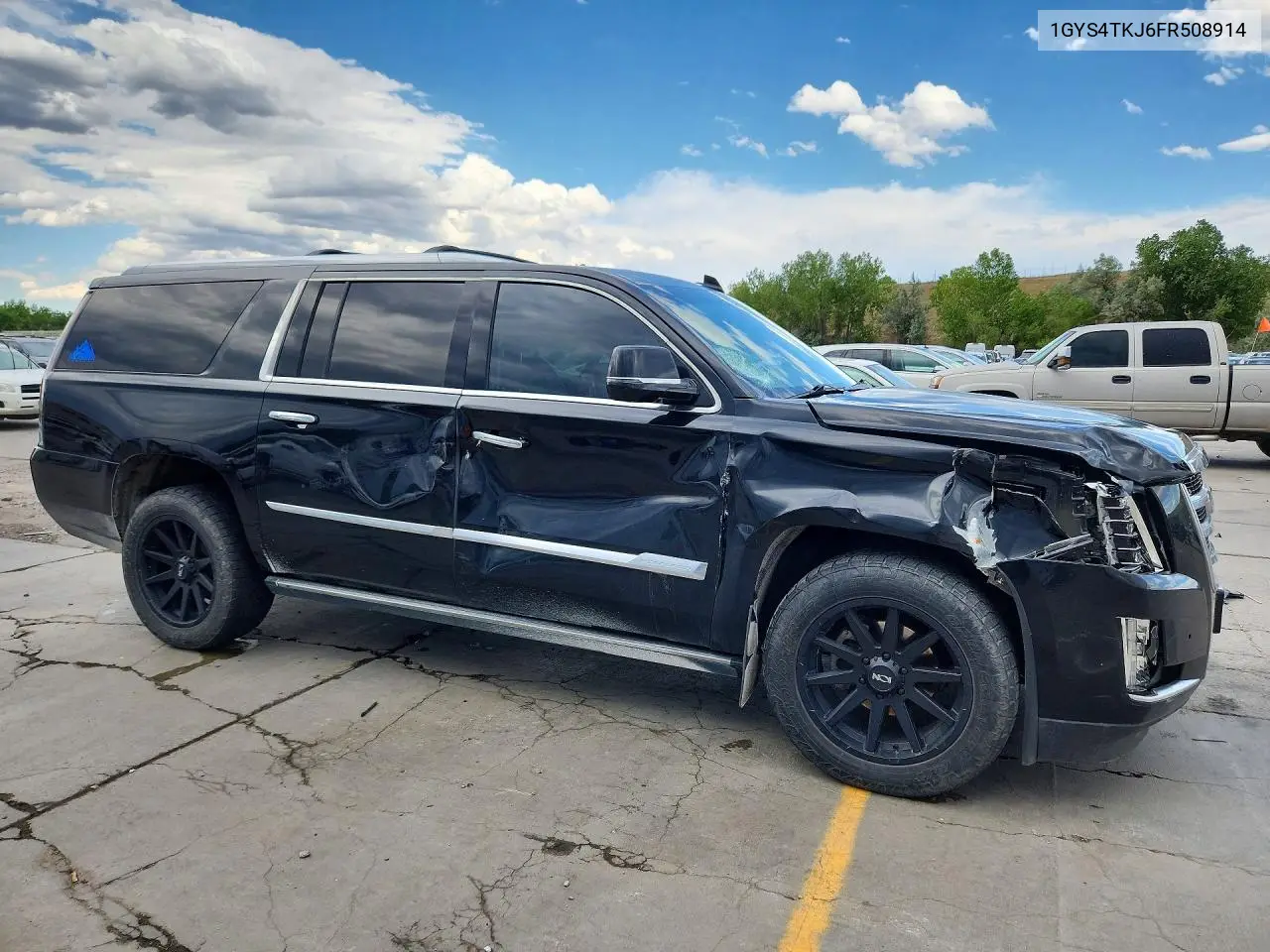 2015 Cadillac Escalade Esv Premium VIN: 1GYS4TKJ6FR508914 Lot: 60606346