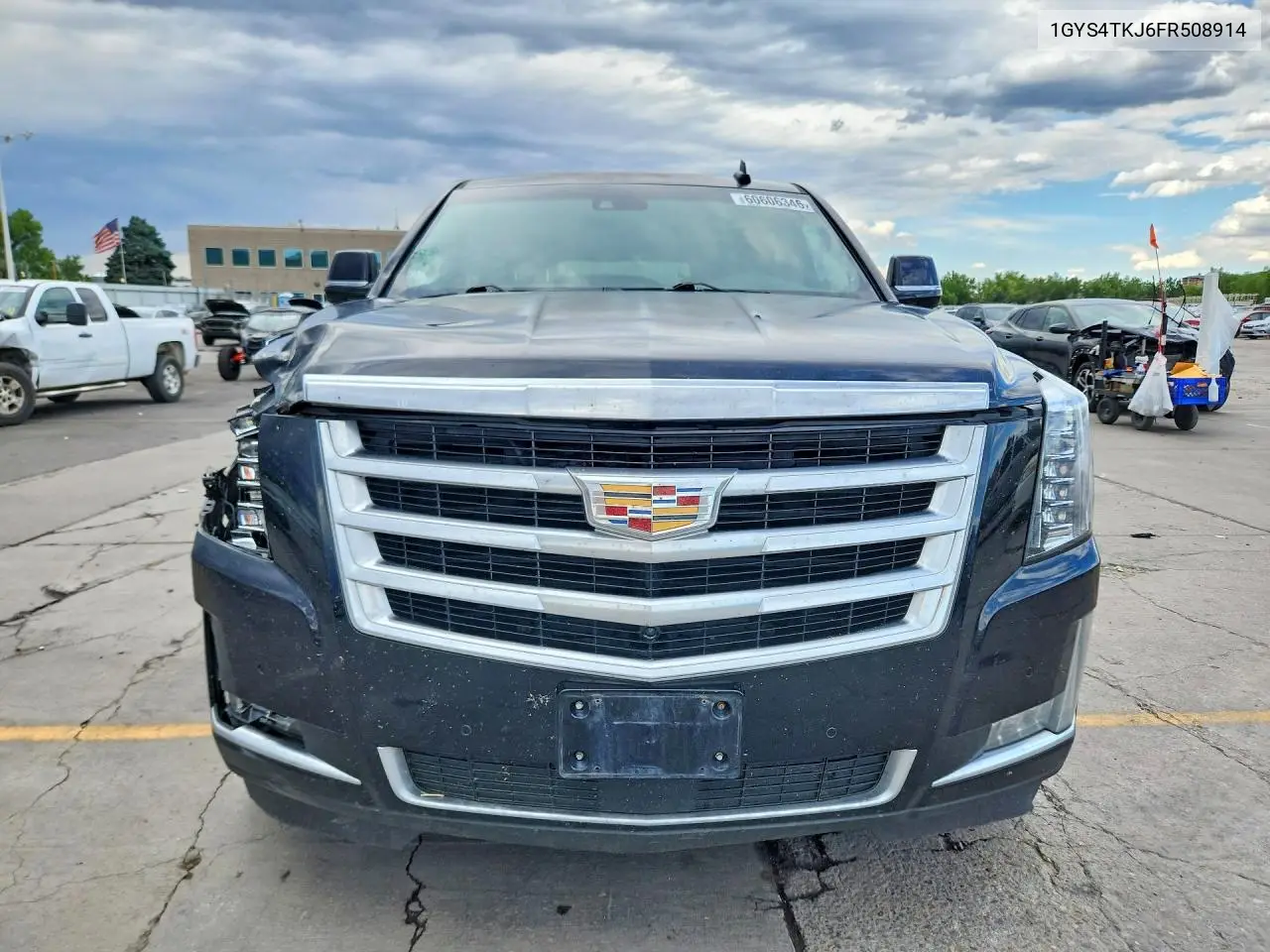 2015 Cadillac Escalade Esv Premium VIN: 1GYS4TKJ6FR508914 Lot: 60606346