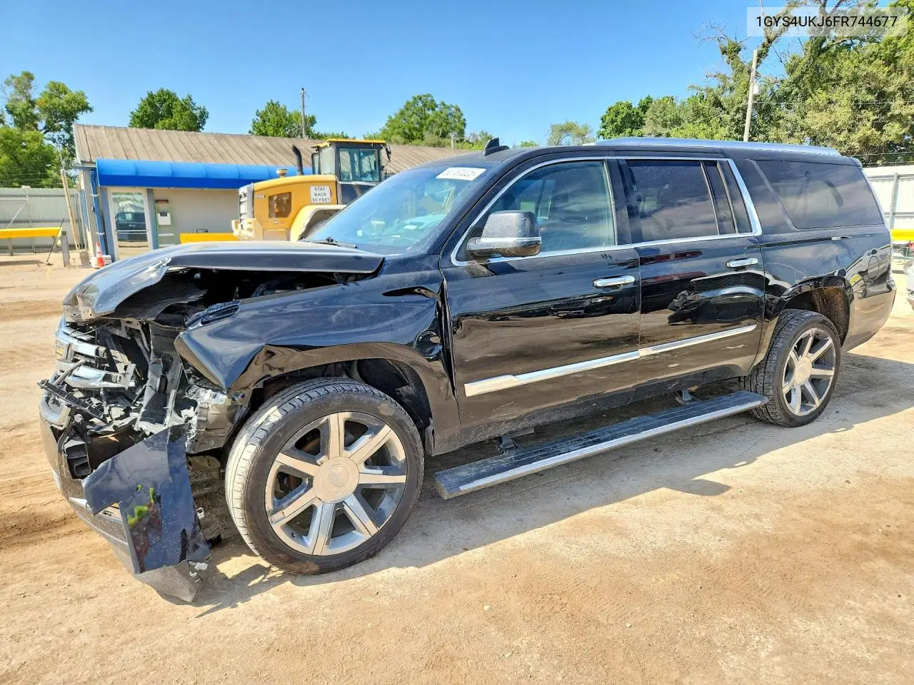 2015 Cadillac Escalade Esv Platinum VIN: 1GYS4UKJ6FR744677 Lot: 60761026