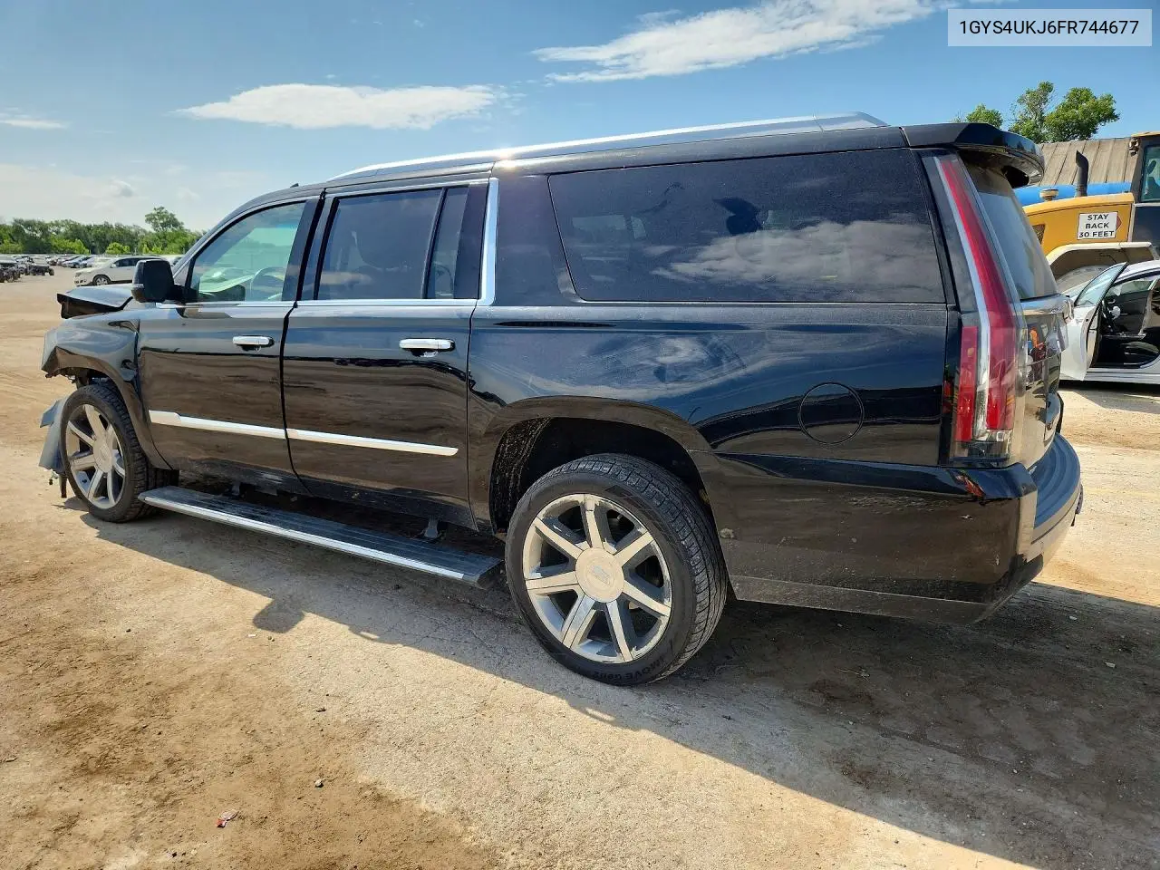 2015 Cadillac Escalade Esv Platinum VIN: 1GYS4UKJ6FR744677 Lot: 60761026