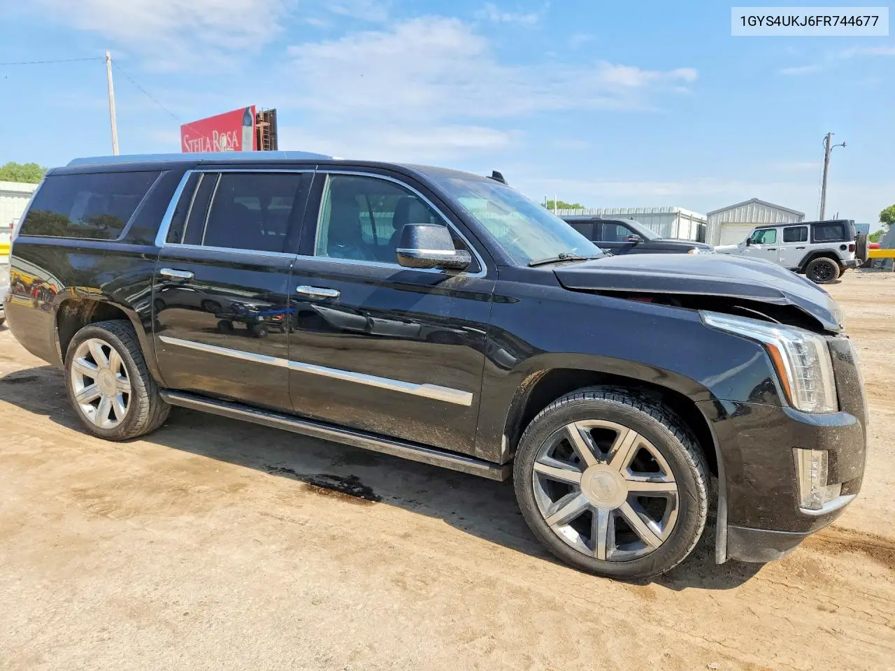 2015 Cadillac Escalade Esv Platinum VIN: 1GYS4UKJ6FR744677 Lot: 60761026