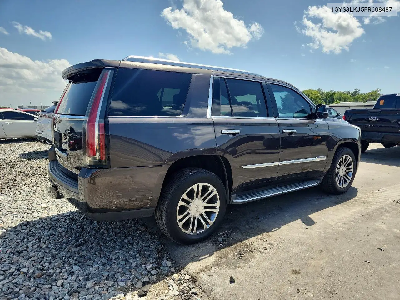 2015 Cadillac Escalade VIN: 1GYS3LKJ5FR608487 Lot: 61481806