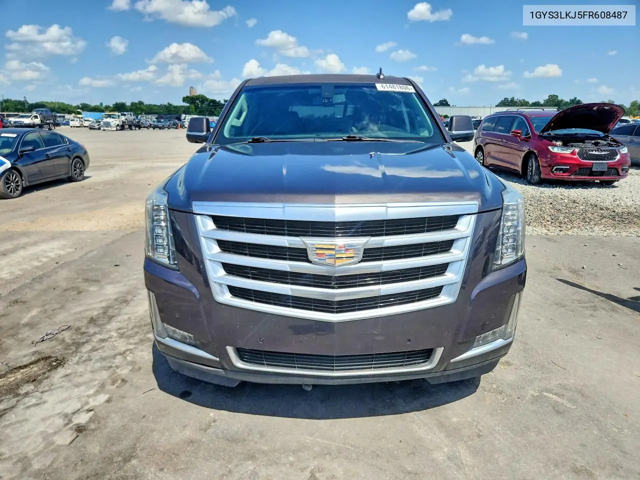 2015 Cadillac Escalade VIN: 1GYS3LKJ5FR608487 Lot: 61481806
