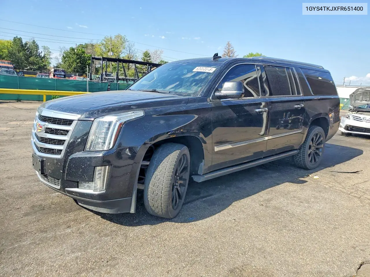 2015 Cadillac Escalade Esv Premium VIN: 1GYS4TKJXFR651400 Lot: 62033516