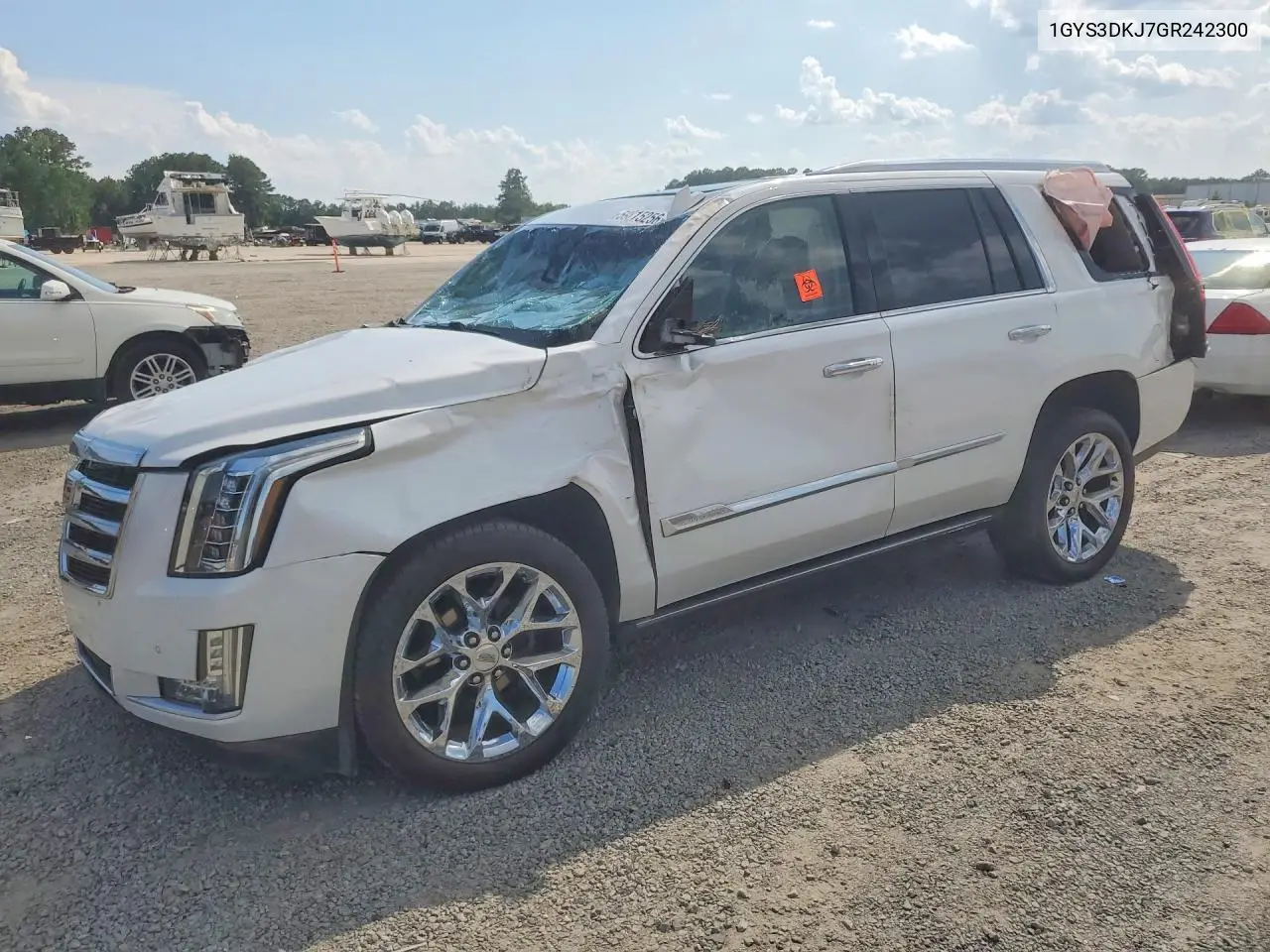 2016 Cadillac Escalade Platinum VIN: 1GYS3DKJ7GR242300 Lot: 59815256