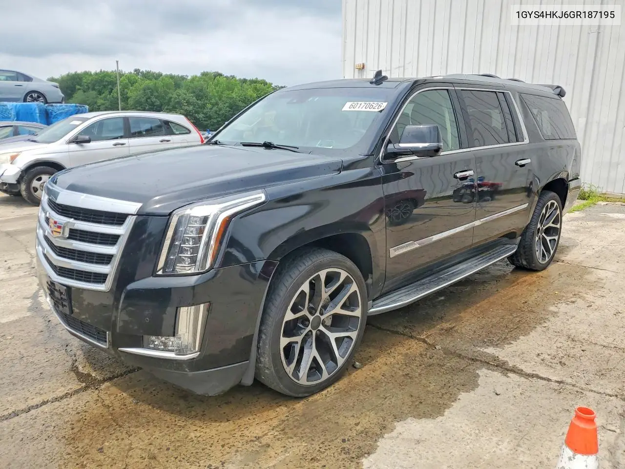 2016 Cadillac Escalade Esv Luxury VIN: 1GYS4HKJ6GR187195 Lot: 60170626
