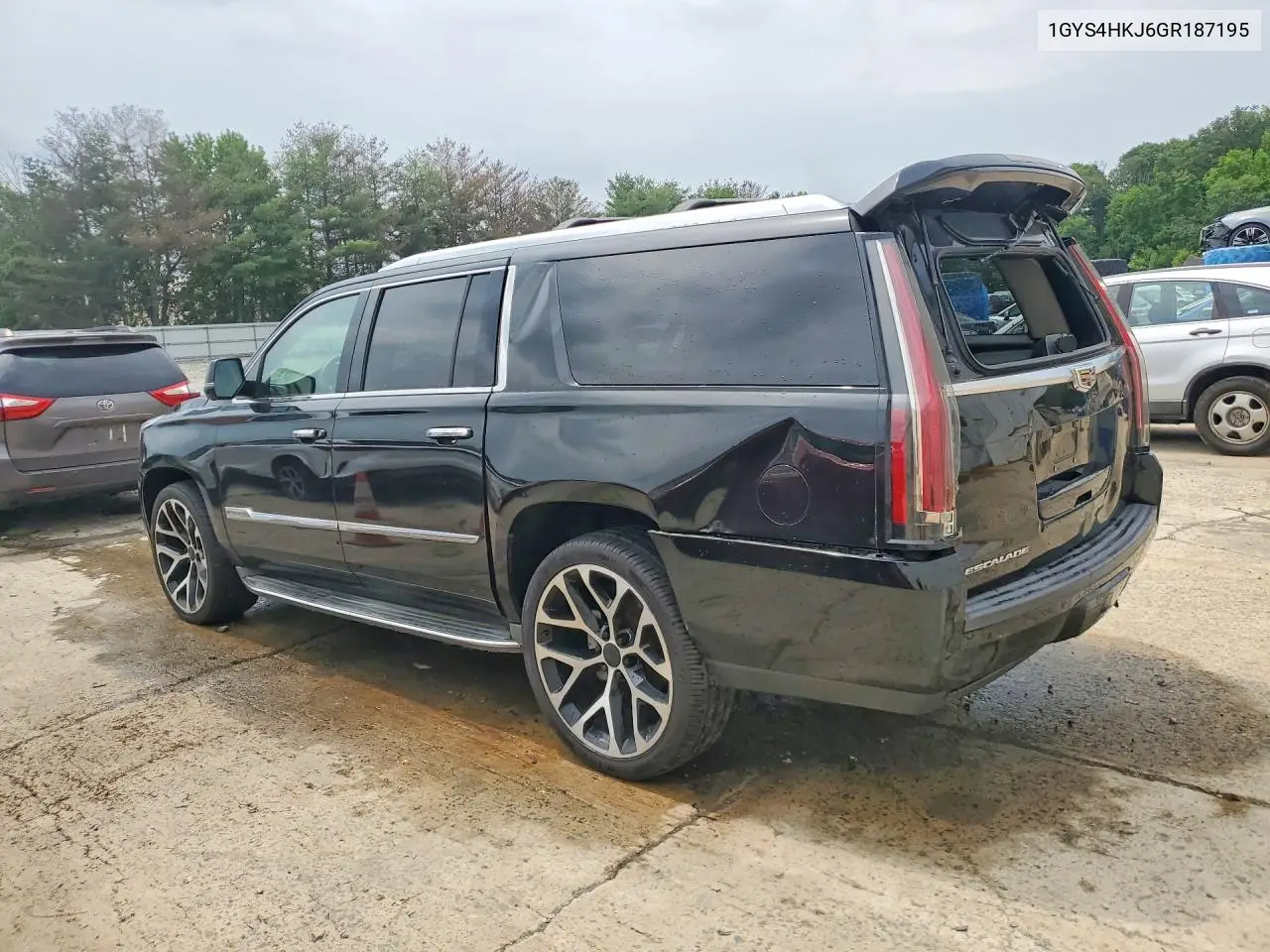 2016 Cadillac Escalade Esv Luxury VIN: 1GYS4HKJ6GR187195 Lot: 60170626