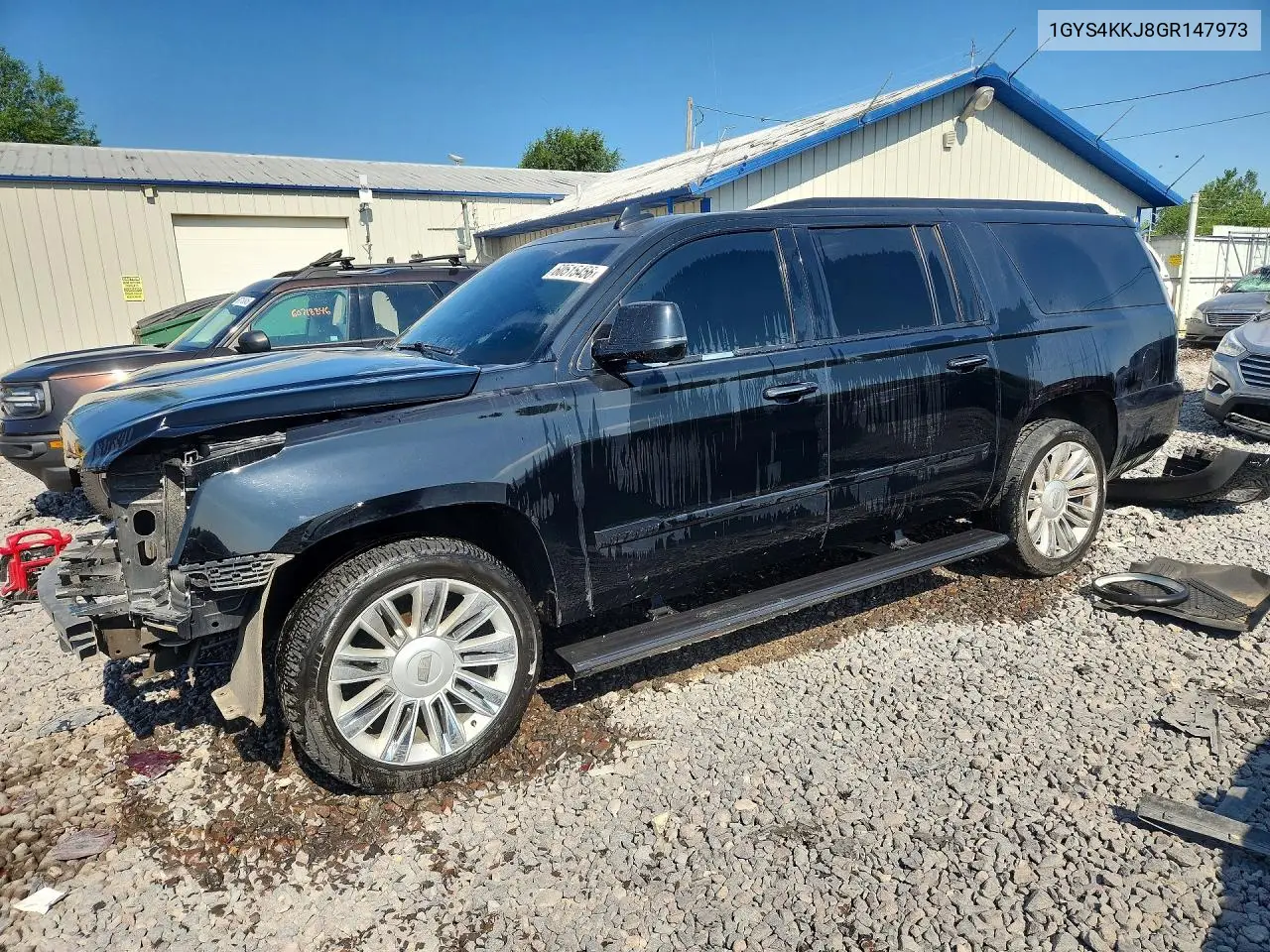 2016 Cadillac Escalade Esv Platinum VIN: 1GYS4KKJ8GR147973 Lot: 60515456