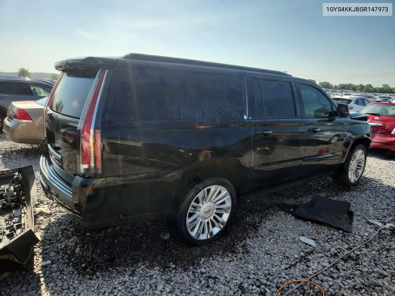 2016 Cadillac Escalade Esv Platinum VIN: 1GYS4KKJ8GR147973 Lot: 60515456