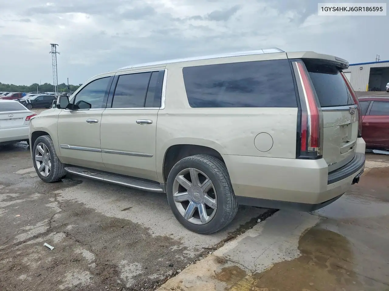 2016 Cadillac Escalade Esv Luxury VIN: 1GYS4HKJ6GR186595 Lot: 60711946