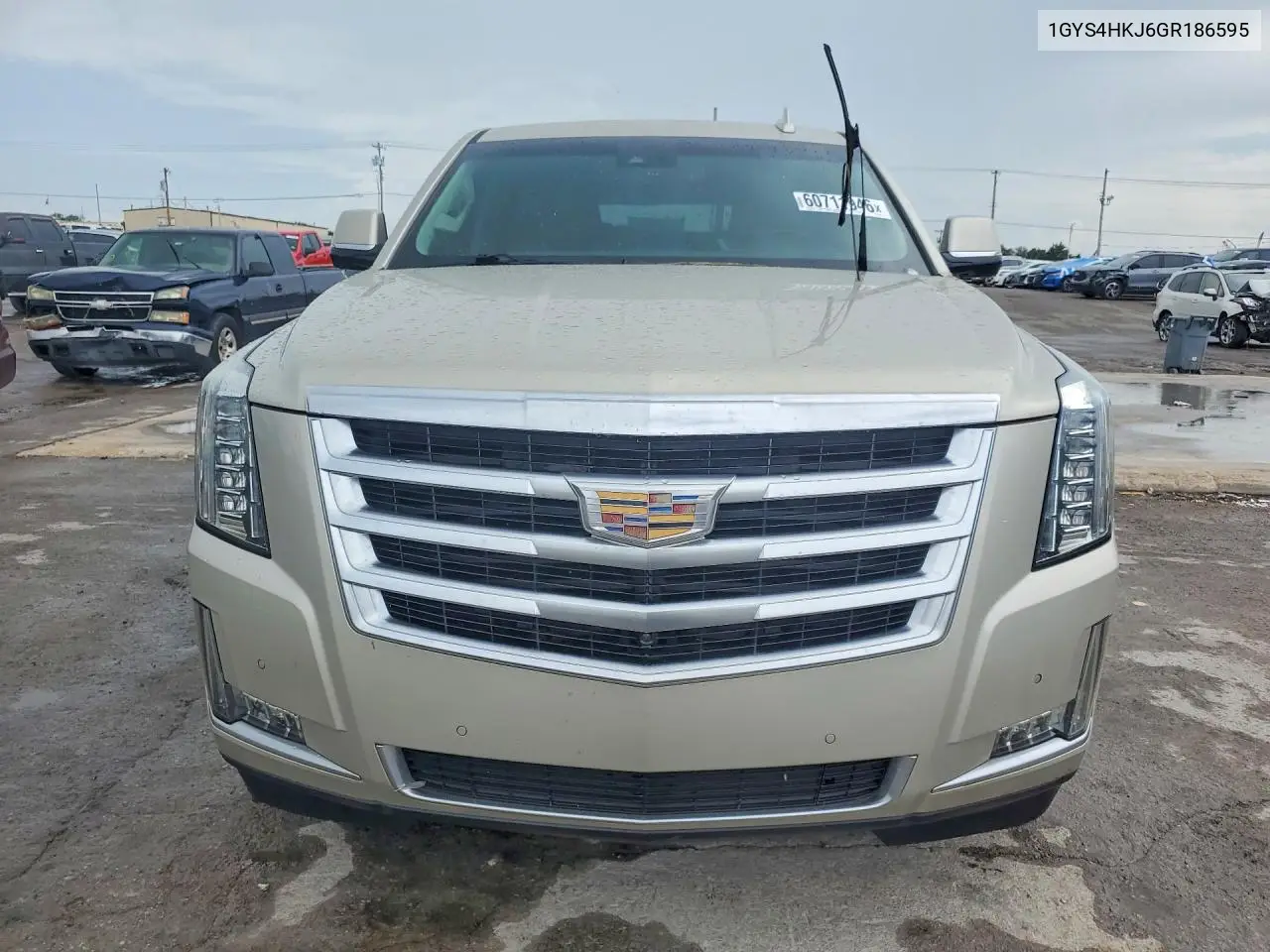 2016 Cadillac Escalade Esv Luxury VIN: 1GYS4HKJ6GR186595 Lot: 60711946