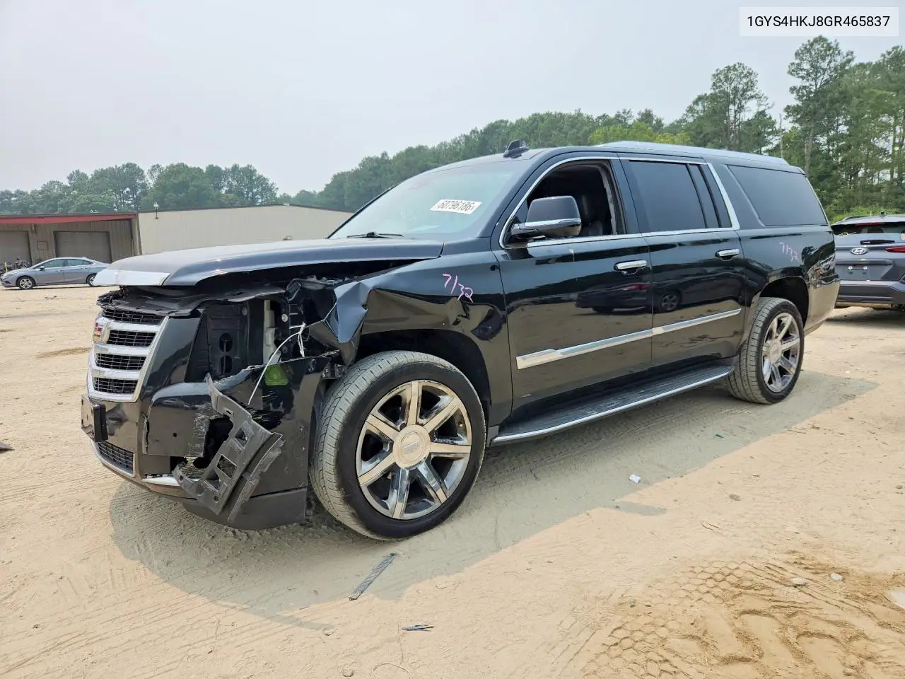 2016 Cadillac Escalade Esv Luxury VIN: 1GYS4HKJ8GR465837 Lot: 60796186