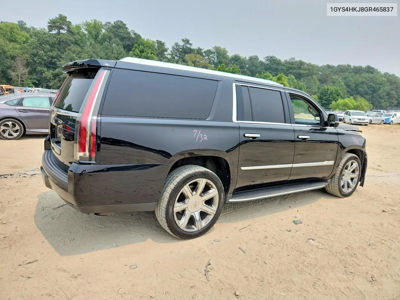 2016 Cadillac Escalade Esv Luxury VIN: 1GYS4HKJ8GR465837 Lot: 60796186