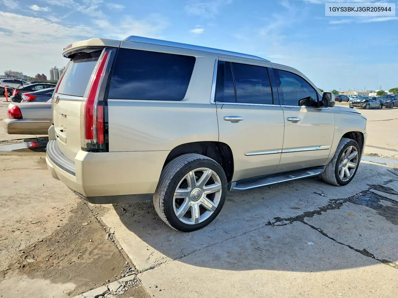 2016 Cadillac Escalade Luxury VIN: 1GYS3BKJ3GR205944 Lot: 60971586