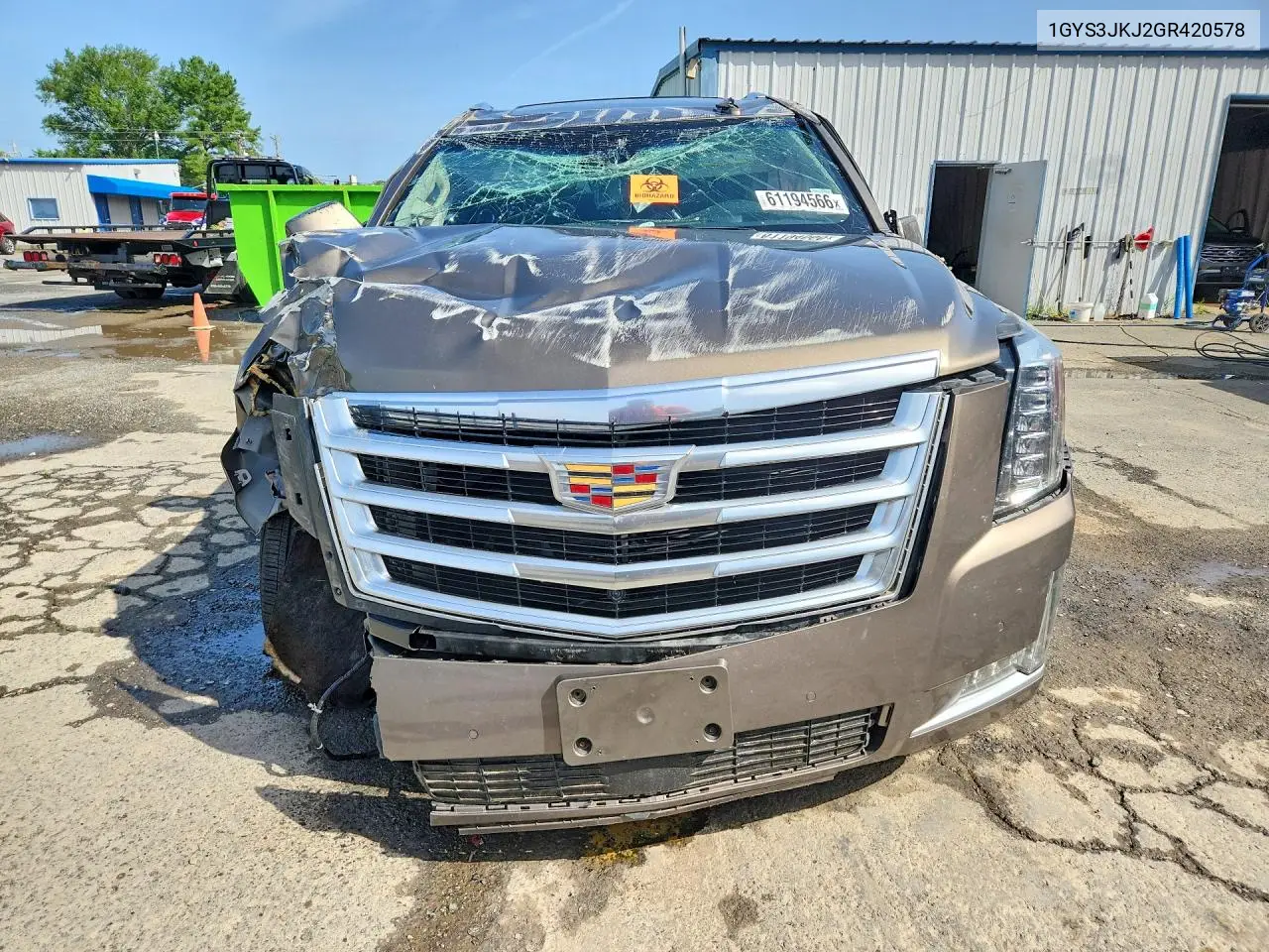 2016 Cadillac Escalade Esv Premium VIN: 1GYS3JKJ2GR420578 Lot: 61194566