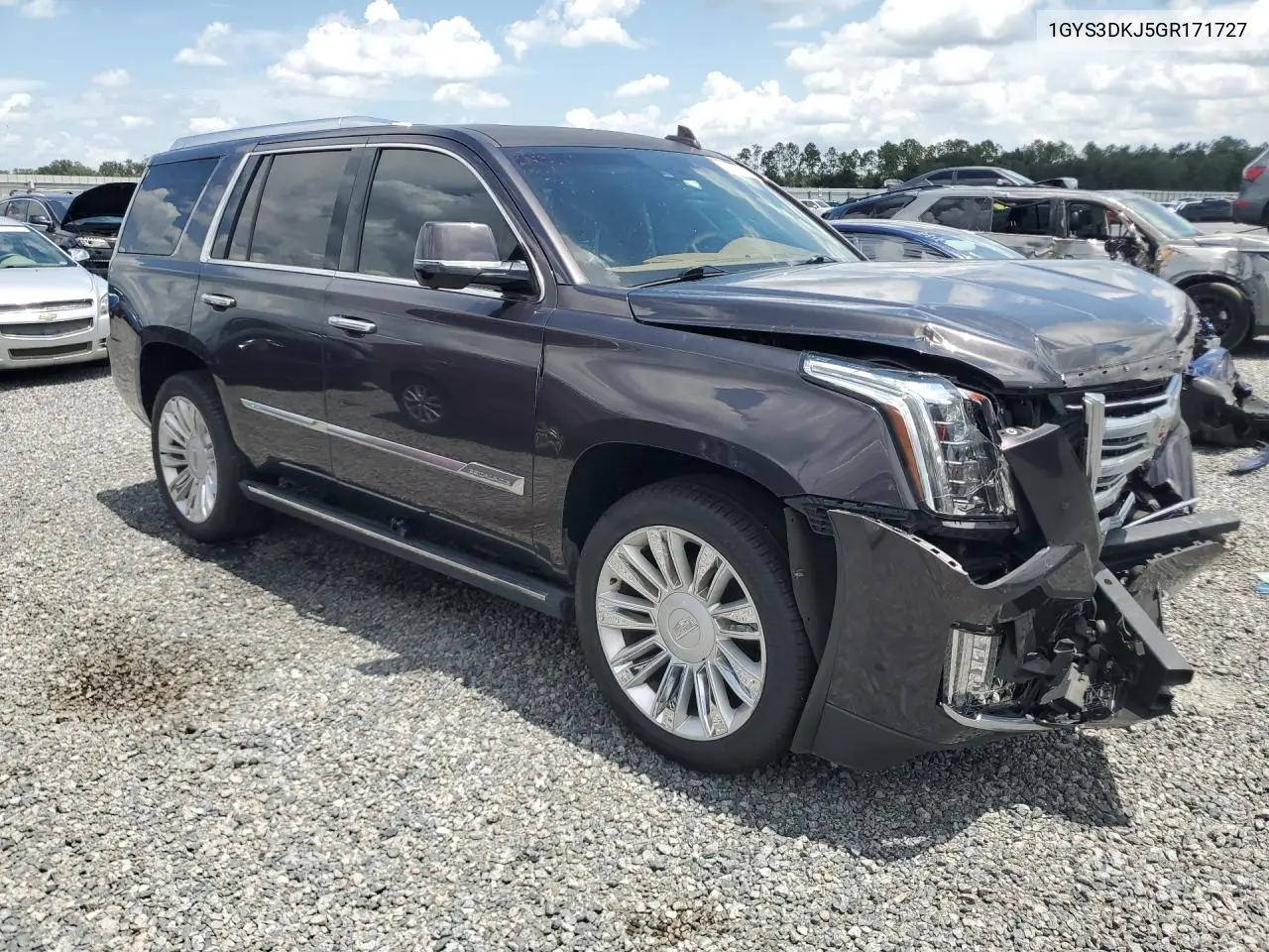 2016 Cadillac Escalade Platinum VIN: 1GYS3DKJ5GR171727 Lot: 61417716