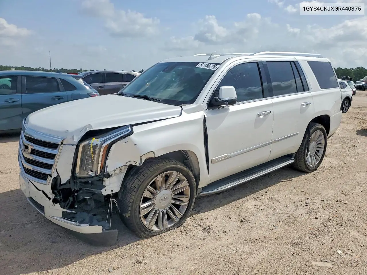 2016 Cadillac Escalade Premium VIN: 1GYS4CKJXGR440375 Lot: 61436026