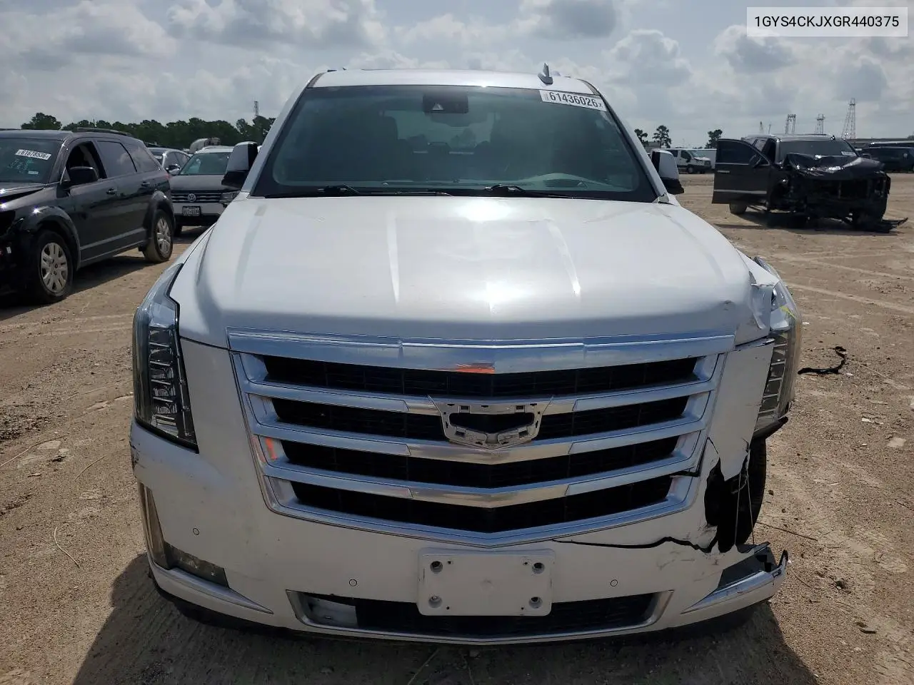2016 Cadillac Escalade Premium VIN: 1GYS4CKJXGR440375 Lot: 61436026