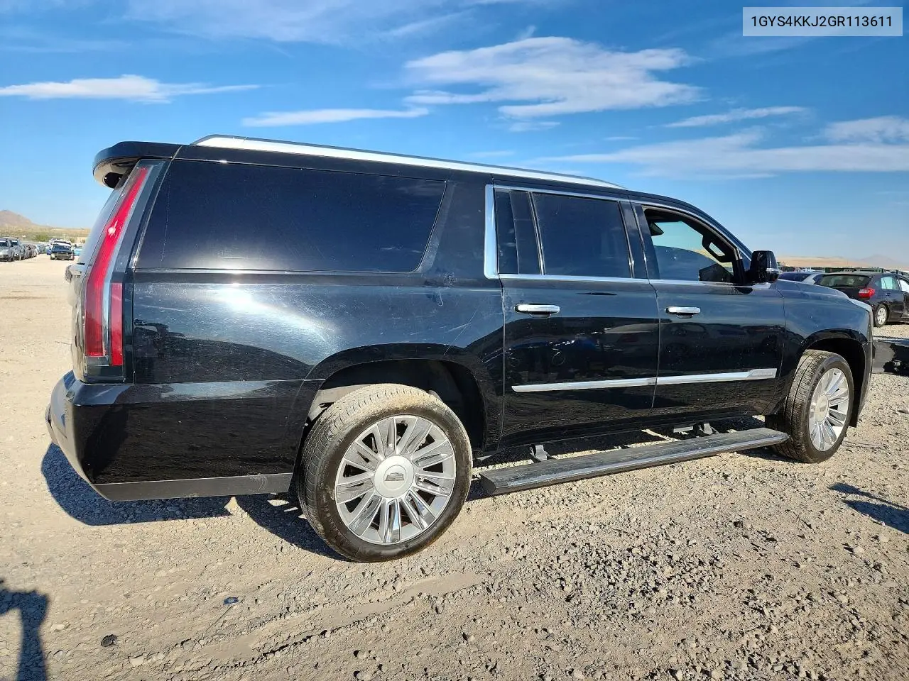 2016 Cadillac Escalade Esv Platinum VIN: 1GYS4KKJ2GR113611 Lot: 61677026
