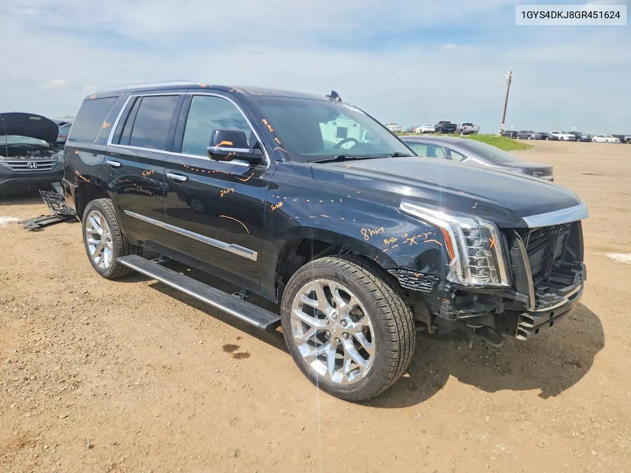 2016 Cadillac Escalade Platinum VIN: 1GYS4DKJ8GR451624 Lot: 61892386