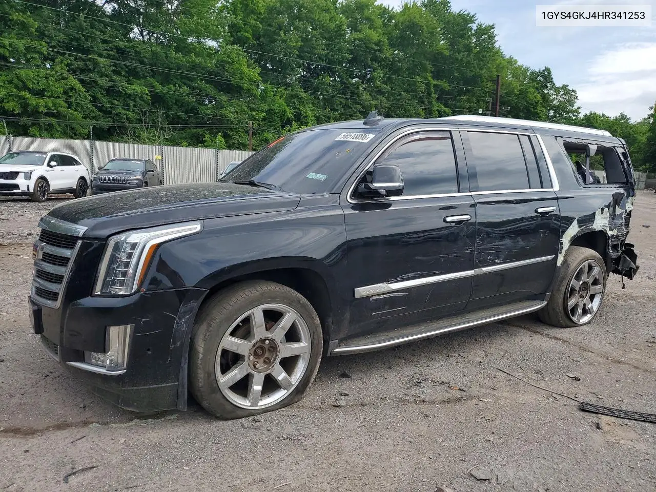 2017 Cadillac Escalade Esv VIN: 1GYS4GKJ4HR341253 Lot: 56510096