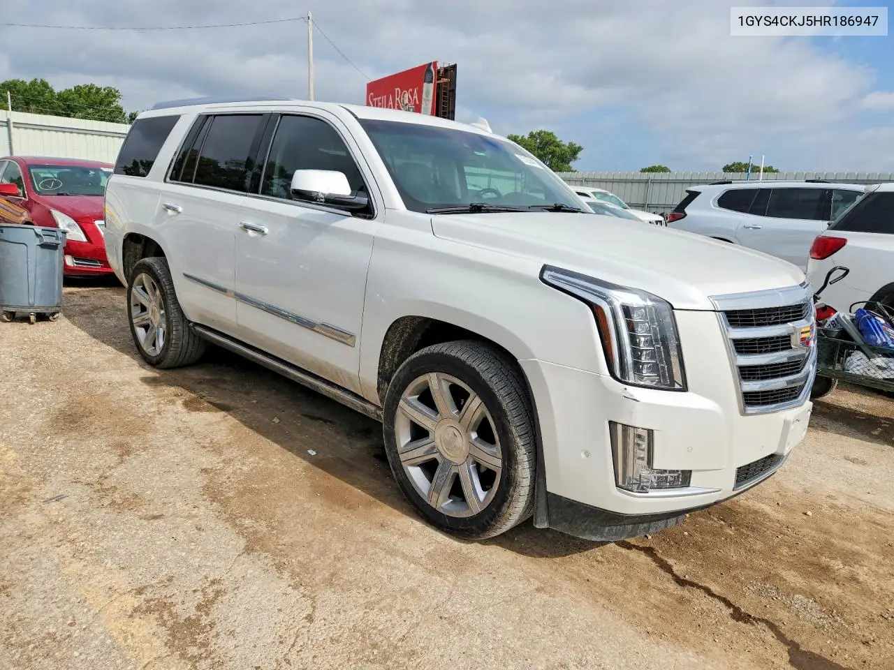 2017 Cadillac Escalade Premium Luxury VIN: 1GYS4CKJ5HR186947 Lot: 57256406