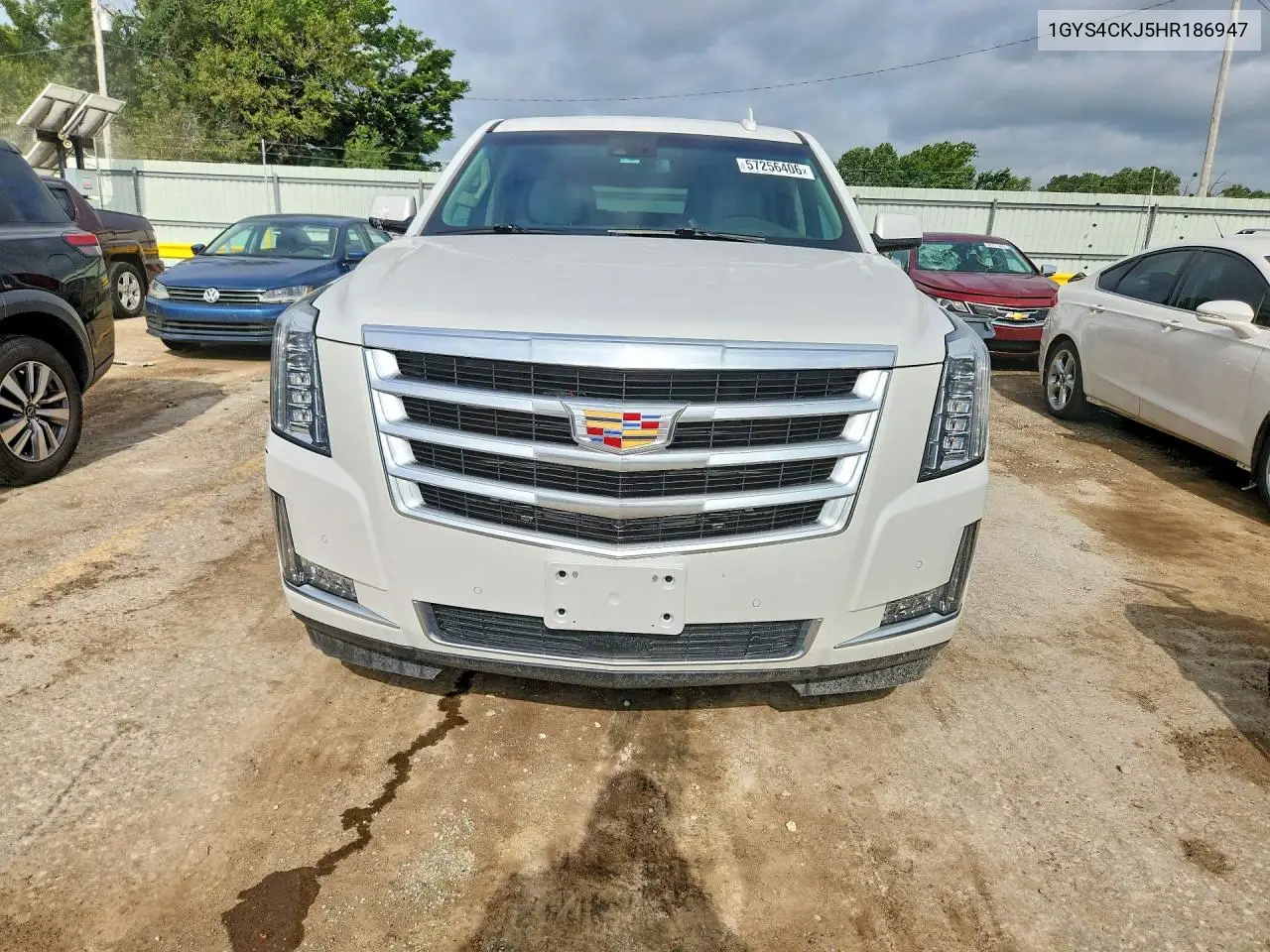 2017 Cadillac Escalade Premium Luxury VIN: 1GYS4CKJ5HR186947 Lot: 57256406