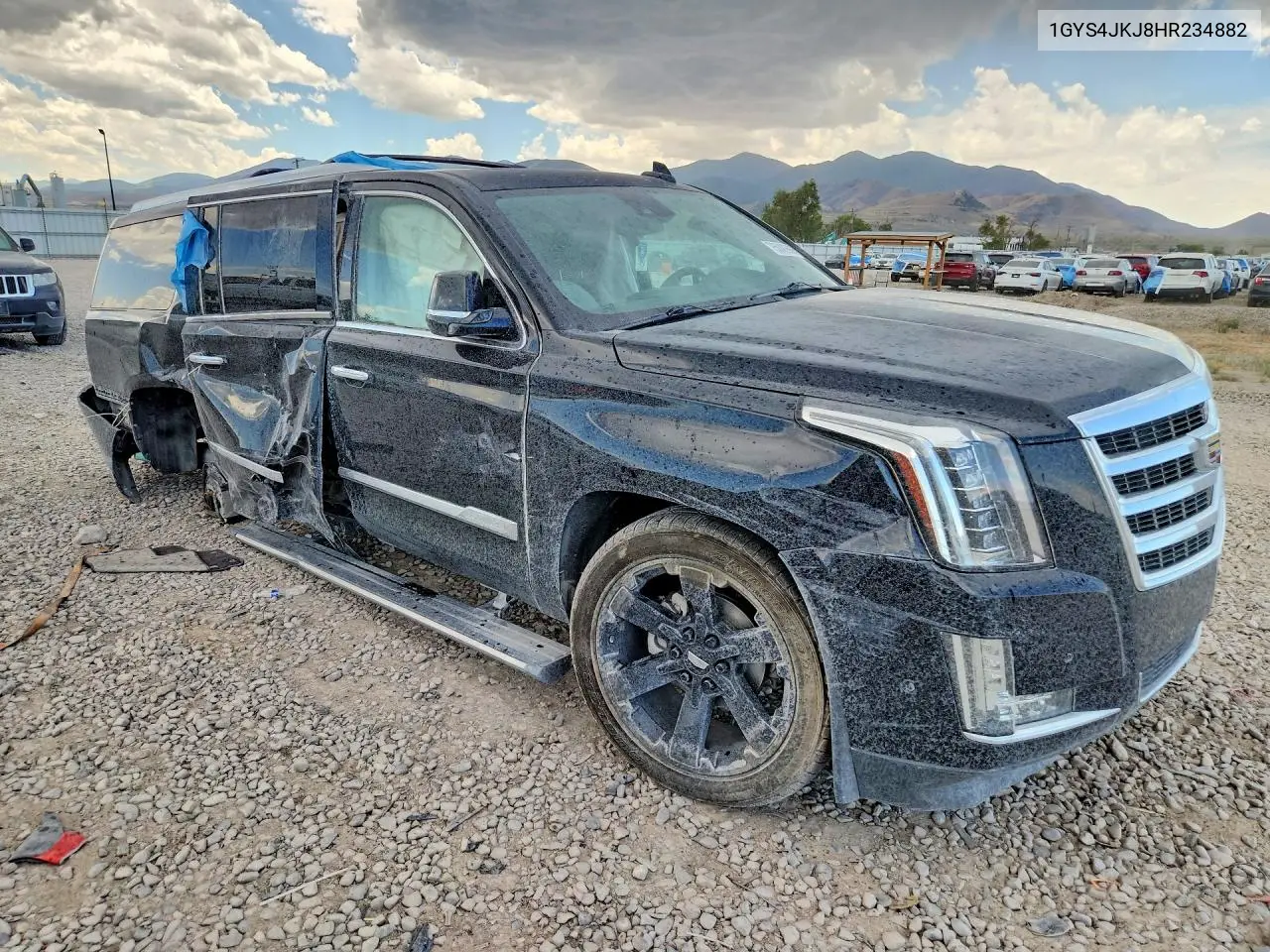 2017 Cadillac Escalade Esv Premium Luxury VIN: 1GYS4JKJ8HR234882 Lot: 58489586
