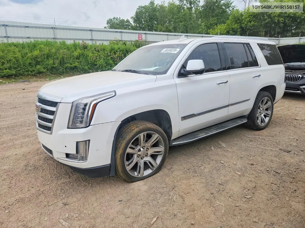 2017 Cadillac Escalade 4Wd Luxury VIN: 1GYS4BKJ9HR158157 Lot: 58599236