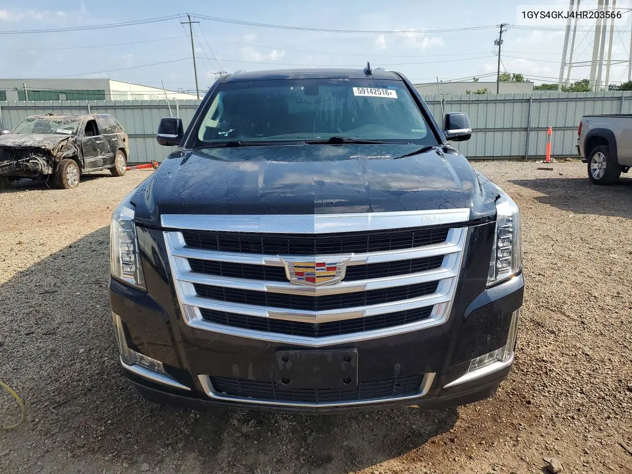 2017 Cadillac Escalade Esv VIN: 1GYS4GKJ4HR203566 Lot: 59142516