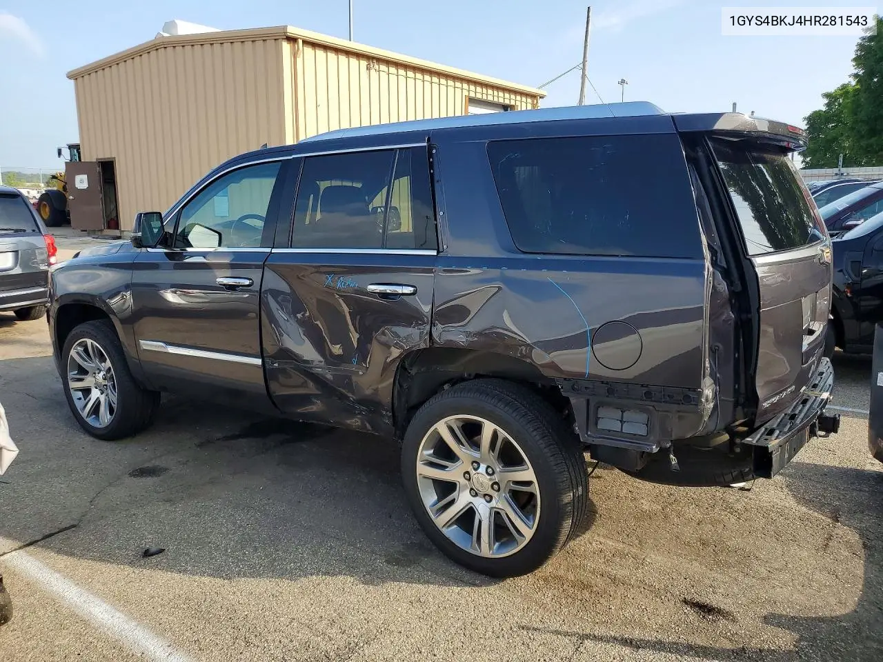 2017 Cadillac Escalade Luxury VIN: 1GYS4BKJ4HR281543 Lot: 59173406