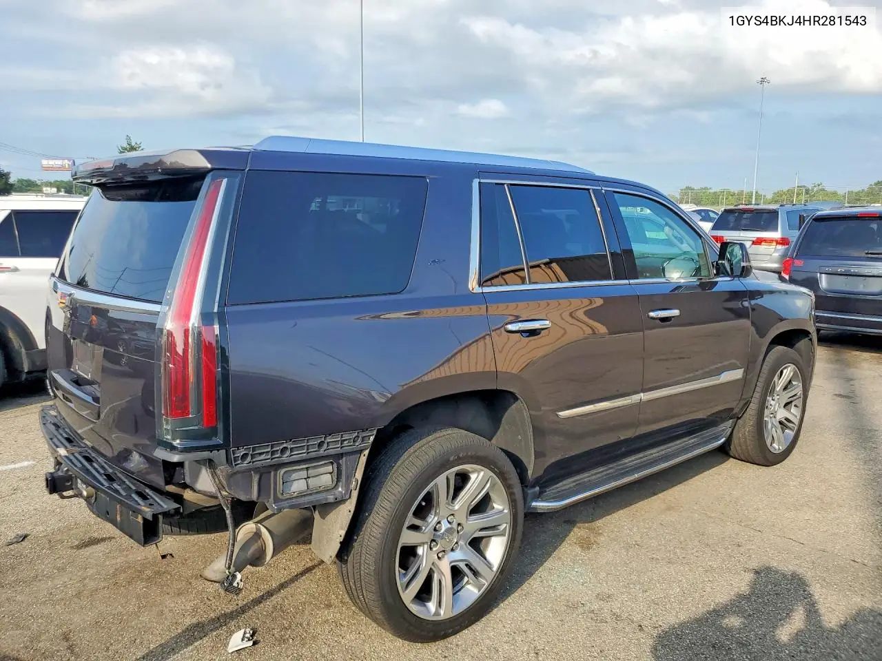 2017 Cadillac Escalade Luxury VIN: 1GYS4BKJ4HR281543 Lot: 59173406