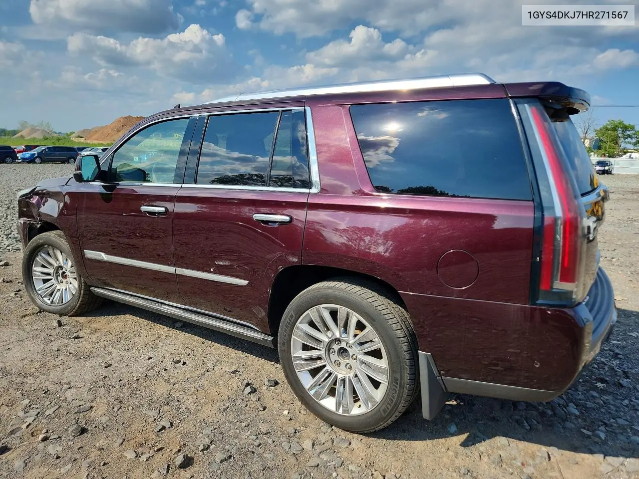 2017 Cadillac Escalade Platinum VIN: 1GYS4DKJ7HR271567 Lot: 59811376