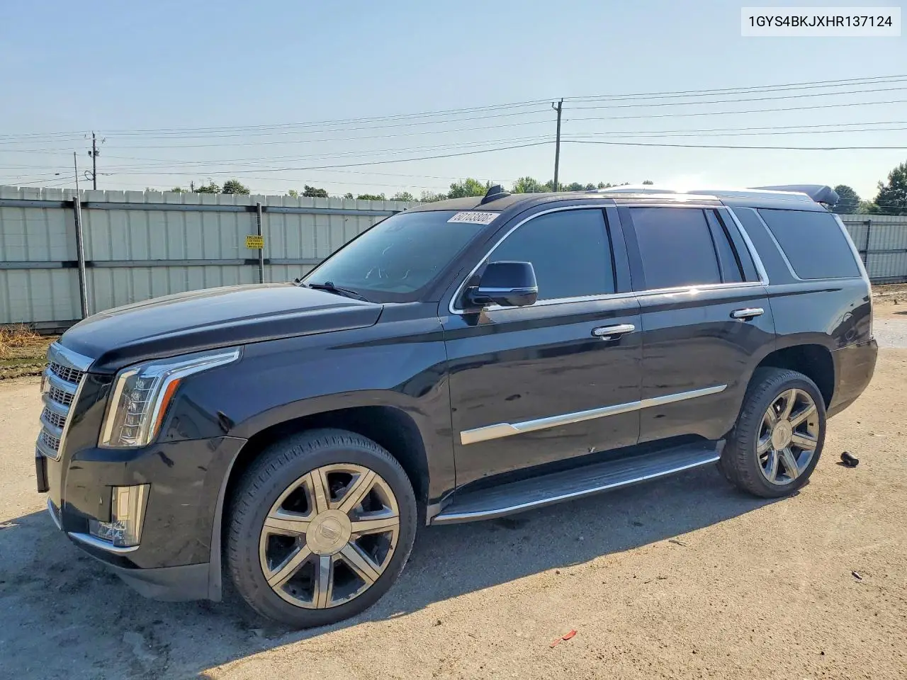 2017 Cadillac Escalade Luxury VIN: 1GYS4BKJXHR137124 Lot: 60103806