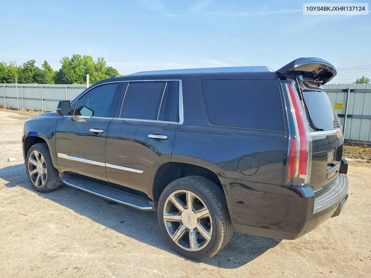 2017 Cadillac Escalade Luxury VIN: 1GYS4BKJXHR137124 Lot: 60103806
