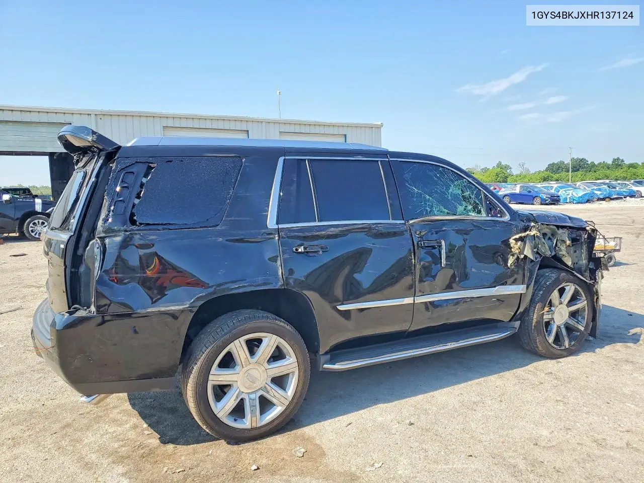 2017 Cadillac Escalade Luxury VIN: 1GYS4BKJXHR137124 Lot: 60103806