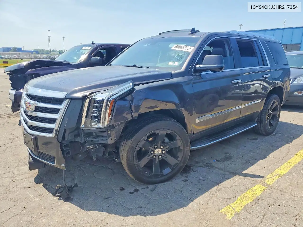 2017 Cadillac Escalade Premium Luxury VIN: 1GYS4CKJ3HR217354 Lot: 60865206