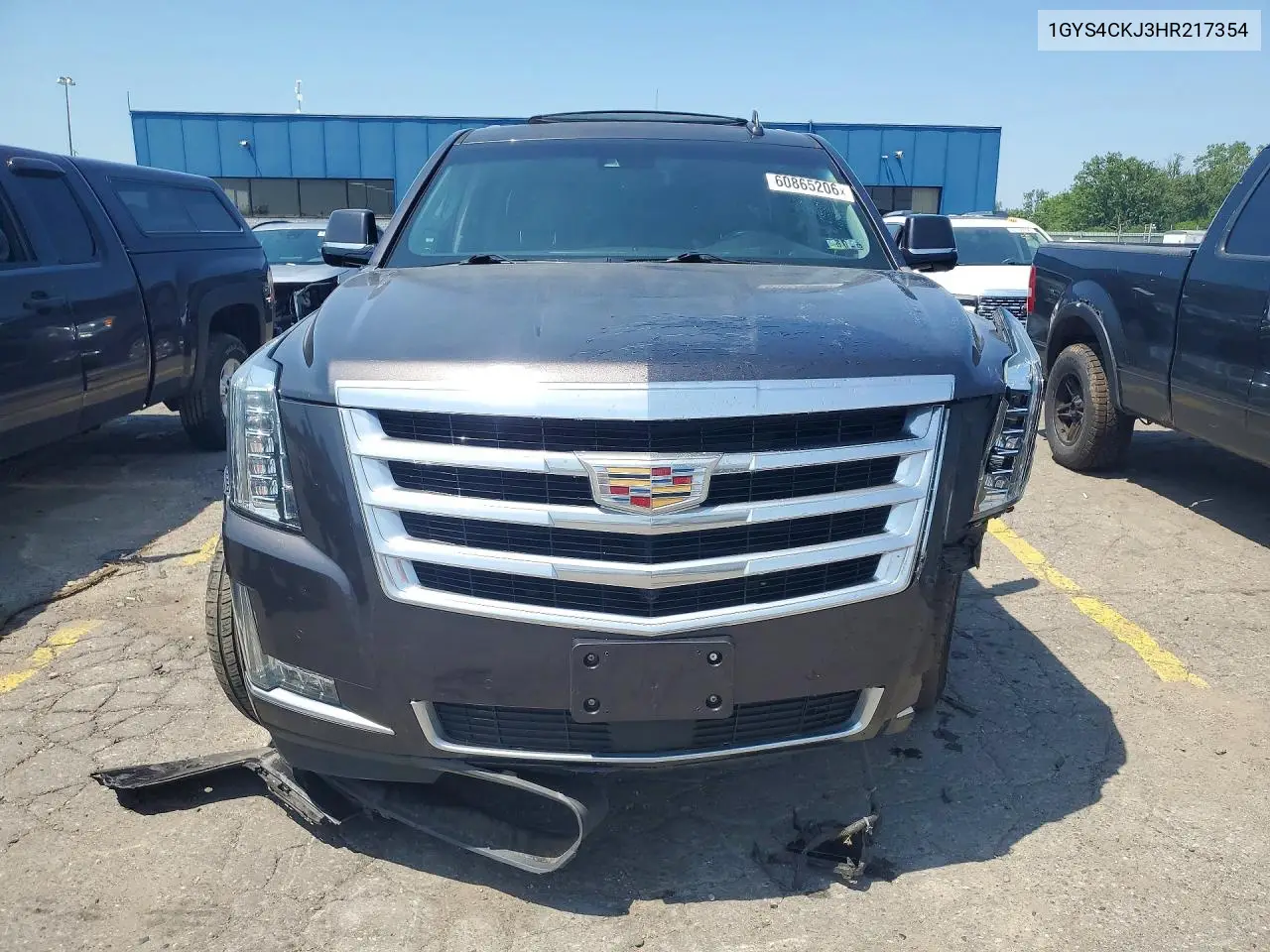 2017 Cadillac Escalade Premium Luxury VIN: 1GYS4CKJ3HR217354 Lot: 60865206