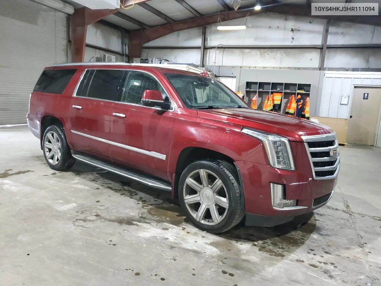 1GYS4HKJ3HR111094 2017 Cadillac Escalade Esv Luxury