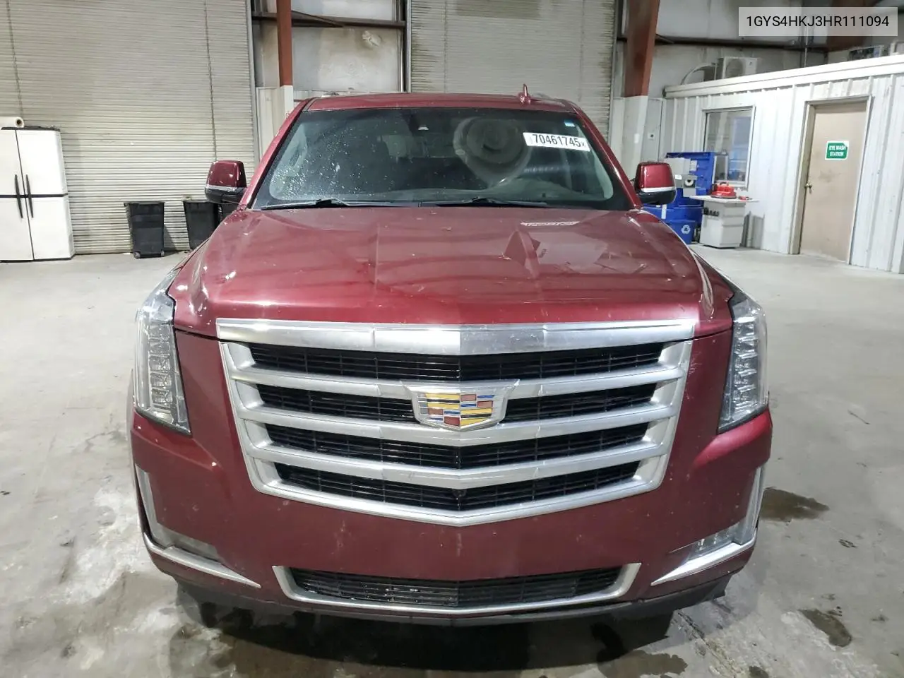 1GYS4HKJ3HR111094 2017 Cadillac Escalade Esv Luxury