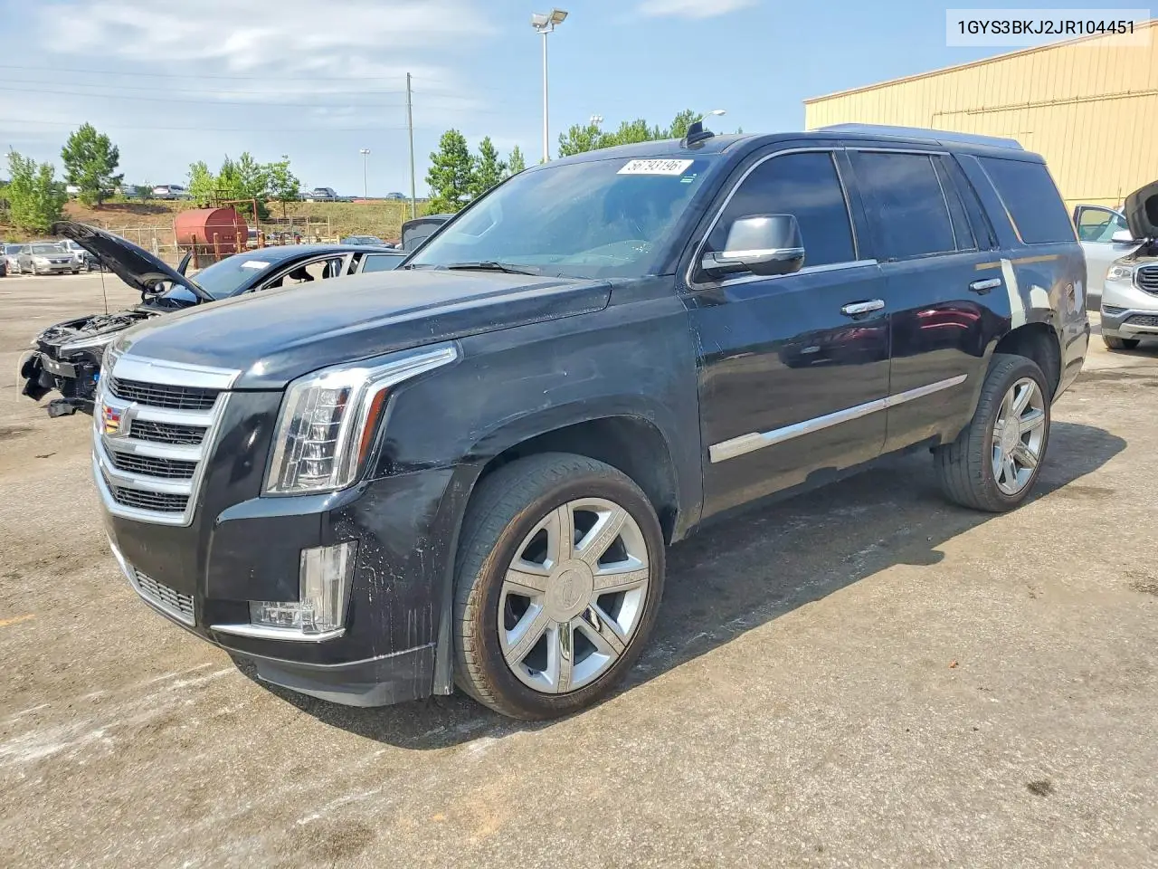 1GYS3BKJ2JR104451 2018 Cadillac Escalade Luxury