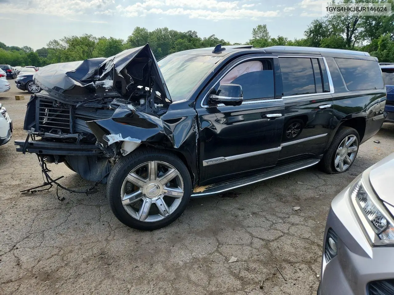 2018 Cadillac Escalade Esv Luxury VIN: 1GYS4HKJ8JR146624 Lot: 58906146