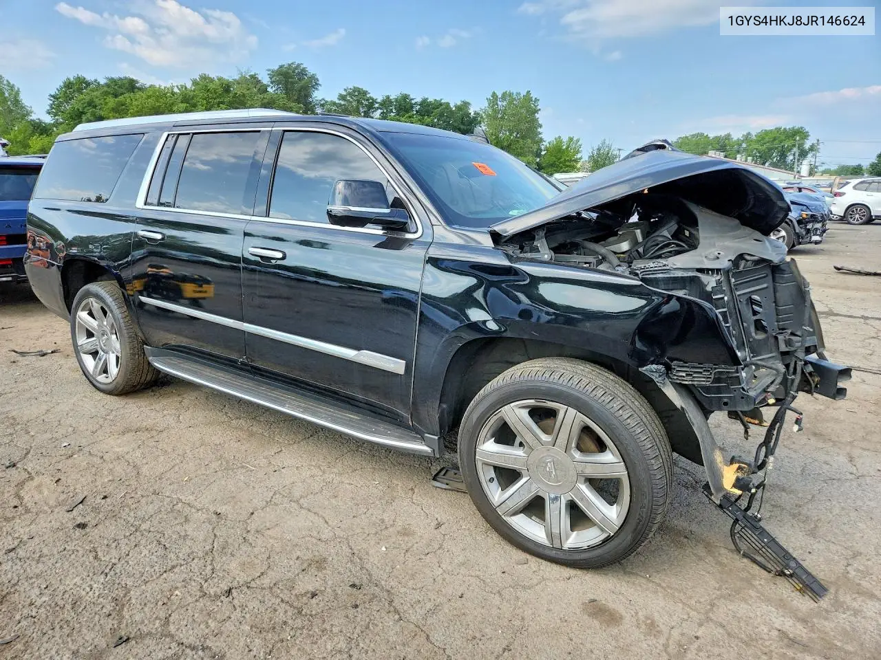 2018 Cadillac Escalade Esv Luxury VIN: 1GYS4HKJ8JR146624 Lot: 58906146
